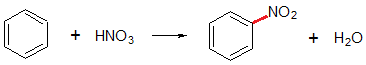 ニトロ化の化学反応式