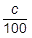 c/100