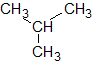 2‐メチルプロパンの構造式