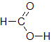 ギ酸の構造式