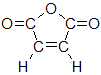 無水マレイン酸の構造式