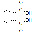 フタル酸の構造式