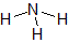 アンモニア分子NH3の構造式